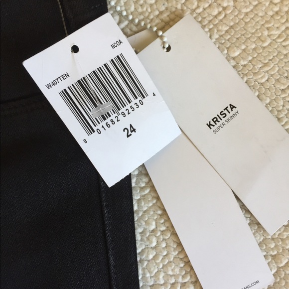 Hudson Women’s Skinny Black Jeans - Picture 4 of 7